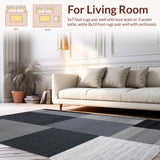 Chic Monochrome Geometric Structure(Black)