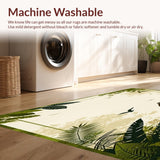 Ultra Soft Area Rug, Non Slip, Stain Resistant, Washable Area Rugs for Living Room, Bedroom, Oliveira Beige Abstract Animal Inspired Design(Beige)