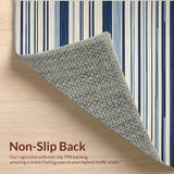 Cozy Textured Ogee Arrangement(Blue)