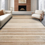 Ultra Soft Area Rug, Non Slip, Stain Resistant, Washable Area Rugs for Living Room, Bedroom, Natural Fibers Cozy Vibe(Beige)