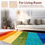Ultra Soft Area Rug, Non Slip, Stain Resistant, Washable Area Rugs for Living Room, Bedroom, Graphic Black Farmhouse Office Washable Area Rug(Red)