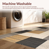 Ultra Soft Area Rug, Non Slip, Stain Resistant, Washable Area Rugs for Living Room, Bedroom, Vintage Cozy Cowhide Aesthetic(Gray)