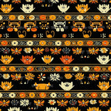 Ultra Soft Area Rug, Non Slip, Stain Resistant, Washable Area Rugs for Living Room, Bedroom, Lively Black Cat with Blooming Flora(Black)