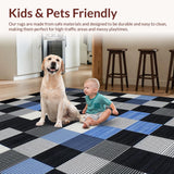 Contemporary Minimalist Checkered Style(Black)