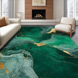 Elegant Glittering Geometric Composition(Green)