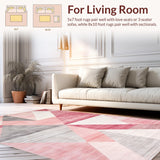 Chic Blush Geometric Fusion(Pink)