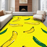 Ultra Soft Area Rug, Non Slip, Stain Resistant, Washable Area Rugs for Living Room, Bedroom, Bright Playful Plush Texture(Yellow)
