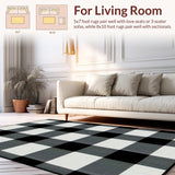 Contemporary Cozy Plaid Aesthetic(Black)