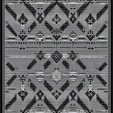 Artistic Monochrome Diamond Arrangement(Black)