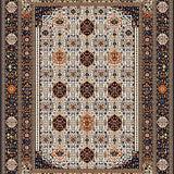 Ultra Soft Area Rug, Non Slip, Stain Resistant, Washable Area Rugs for Living Room, Bedroom, Geometric Spotted Boho Area(White)