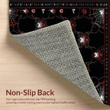 Darkly Inviting Webbed Bath Design(Black)