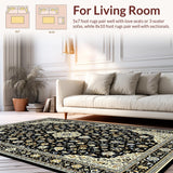 Timeless Vintage Ogee Patterned Charm(Black)