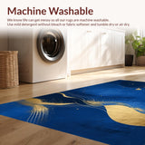 Chic Modern Color Block Motif(Blue)