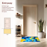 Elegant Colorful Mosaic Design(Blue)