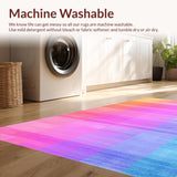 Vivid Multicolor Shaggy Texture(Pink)