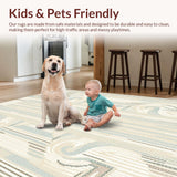 Elegant Cream and Ivory Stripes(Ivory)