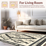 Tribal Geometric Artisan Runner With Elegant Tassels For Hallway(Gray)