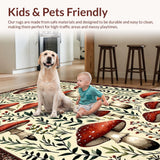 Contemporary Abstract Flora Theme(Beige)