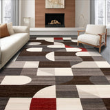 Ultra Soft Area Rug, Non Slip, Stain Resistant, Washable Area Rugs for Living Room, Bedroom, Rustic Tiled Pattern with Warm Hues(Gray)