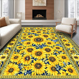 Lively Yellow Floral Texture(Yellow)