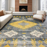 Vintage Ethnic Distressed Aesthetic(Yellow)