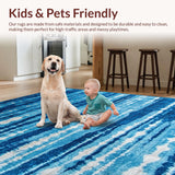 Elegant Ombre Textured Finish(Blue)