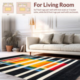 Chic Geometric Color Burst(Black)