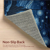 Minimalist Textured Round Accent(Blue)