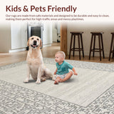 Cozy Earthy Trellis Motif(Gray)