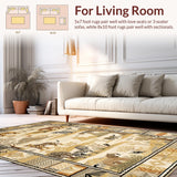 Vibrant Safari Scene for Playtime(Beige)