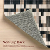Rustic Black Geometric Elegance(Black)