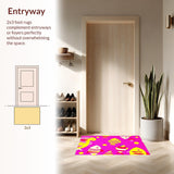 Bright Vivid Artistic Display(Pink)