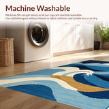 Bright Summer Nautical Style Mat(Blue)