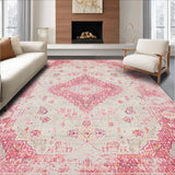 Contemporary Subtle Floral Silhouette(Red)