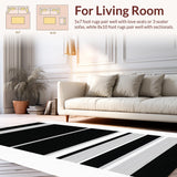 Vibrant Graphic Patterned Texture(Black)