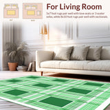 Timeless White and Sage Lattice Style(Green)