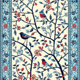 Whimsical Summer Bird Silhouettes(Ivory)