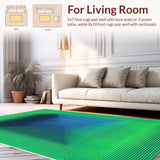 Illusory Vibrant Spiral(Green)