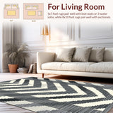 Chic Chevron Monochrome Aesthetic(Black)