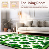 Elegant Green Leaf Motif Design(Green)