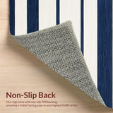 Dynamic Coastal Striped Serenity(Blue)