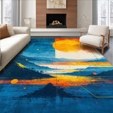 Contemporary Artistic Color Fusion(Blue)