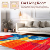 Energetic Multi Hued Design(Red)