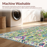 Colorful Retro Patterned Motif(Green)