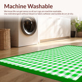 Fresh Earthy Green Tiled Design(Green)