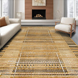 Elegant Linear Patterned Design(Beige)