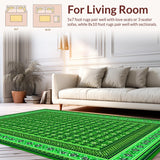 Traditional Plaid and Clover Fusion(Green)