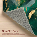 Dazzling Gold Marble Visual Appeal(Green)