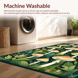 Vibrant Cute Mushroom Visual Appeal(Green)