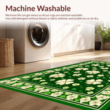 Charming Green Tiled Design(Green)
